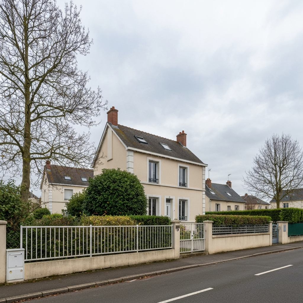 Vue aérienne de Lieusaint avec des maisons et immeubles pour estimation immobilière