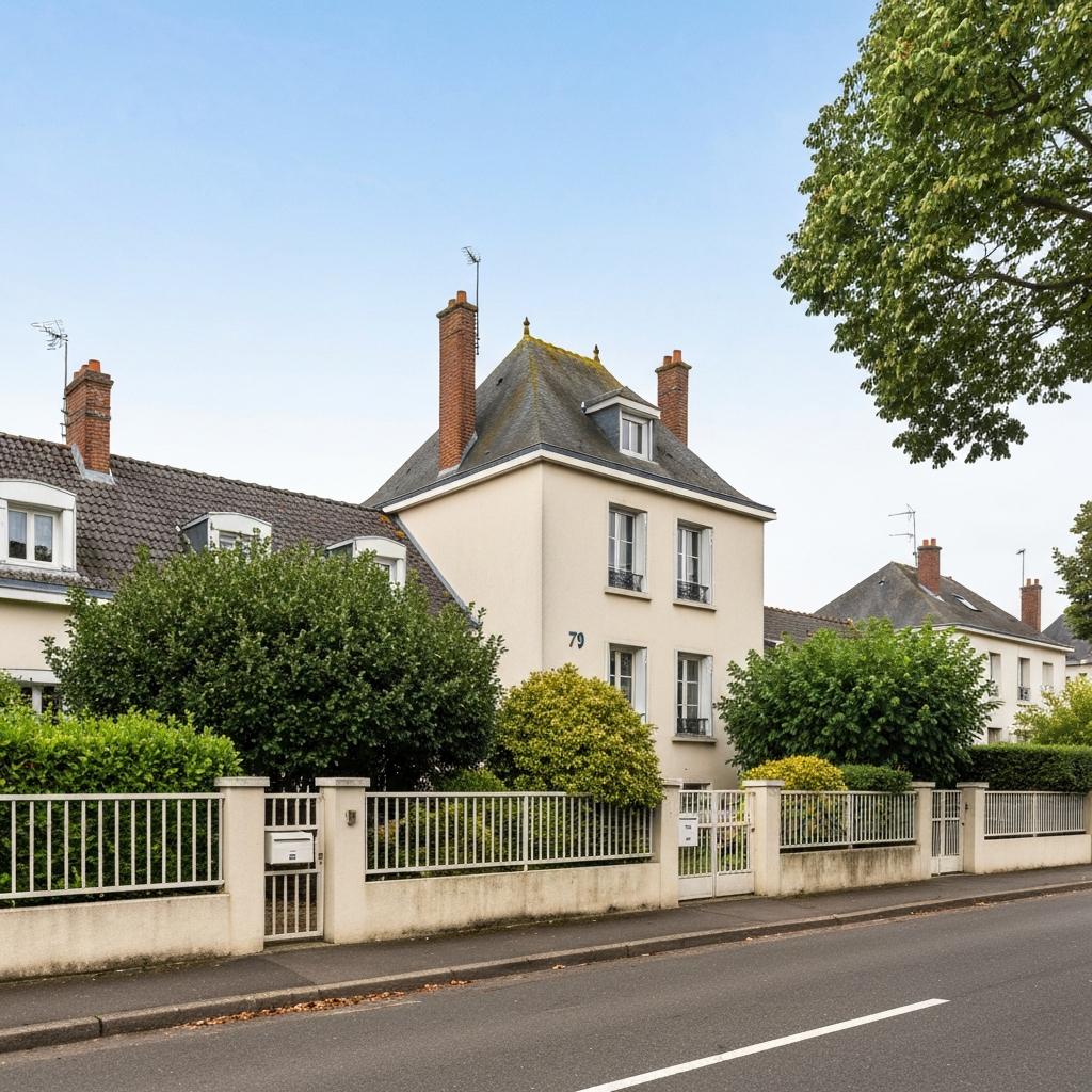 Vue extérieure d'une maison individuelle à Lieusaint utilisée pour une estimation immobilière