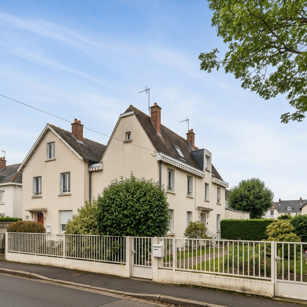 Vue extérieure d'un pavillon à Lieusaint pour estimation immobilière