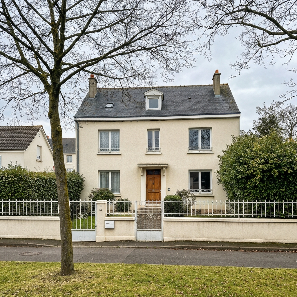 Capture d'écran d'un outil d'estimation immobilière pour Lieusaint