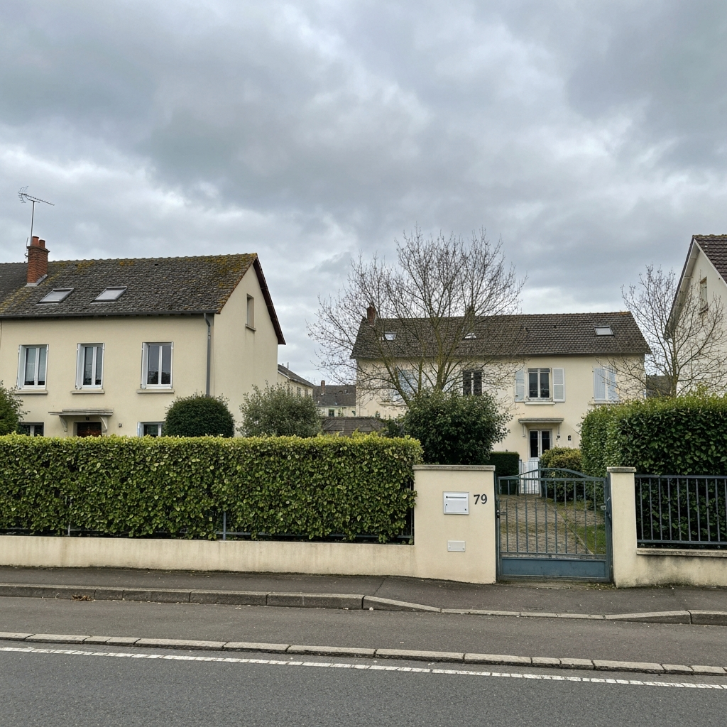 Vue d'une maison à Lieusaint avec une estimation de sa valeur immobilière