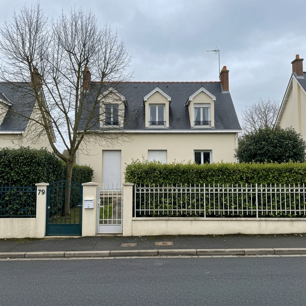 Vue aérienne des maisons à Lieusaint dans le cadre du projet DVF