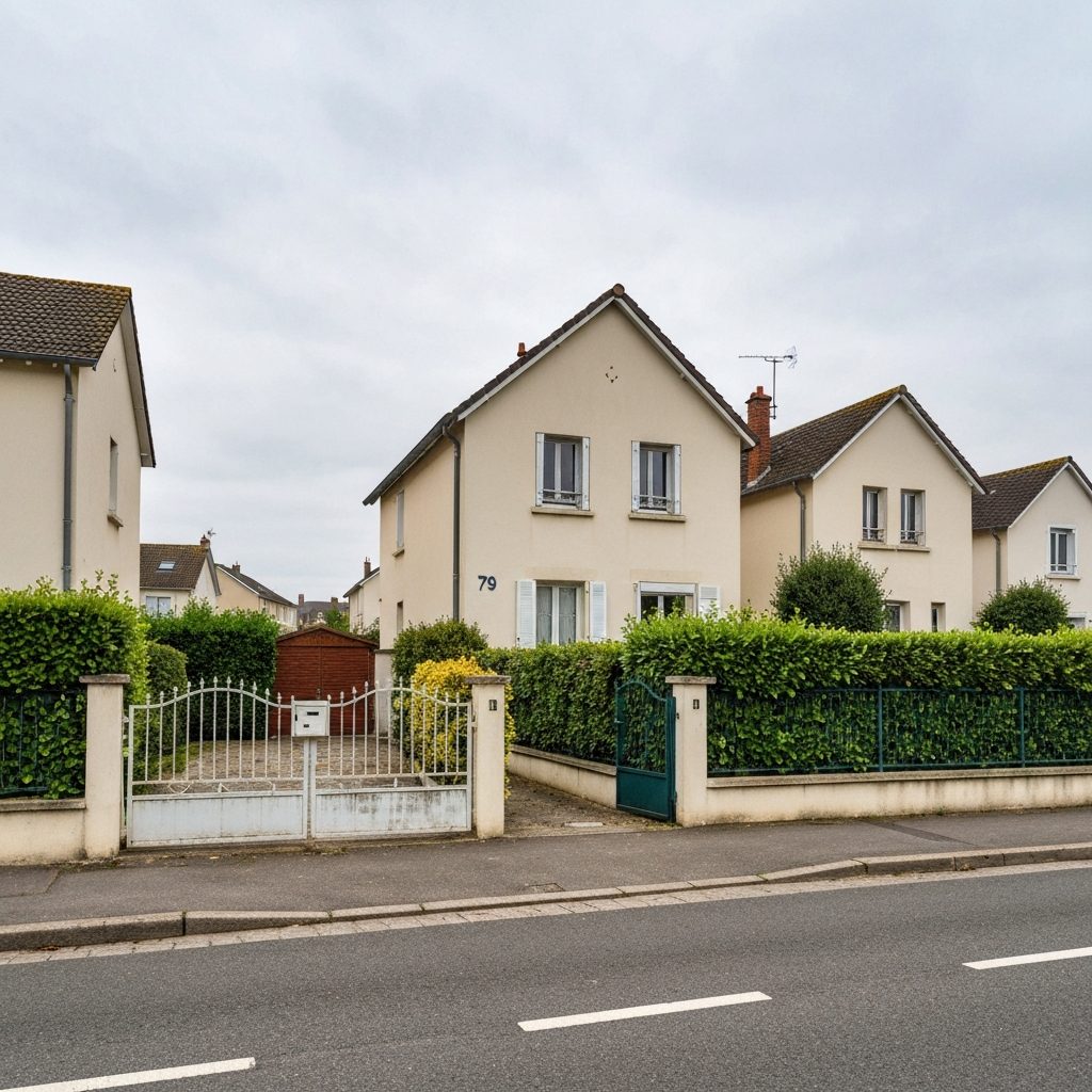 Graphique montrant le nombre de ventes de maisons à Lieusaint