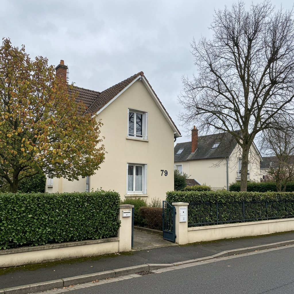 Vue extérieure d'un duplex à Lieusaint pour estimation immobilière