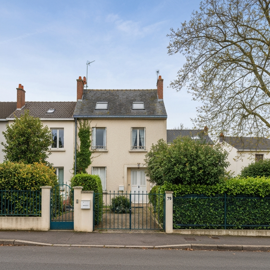 Vue extérieure d'un triplex à Lieusaint pour estimation immobilière